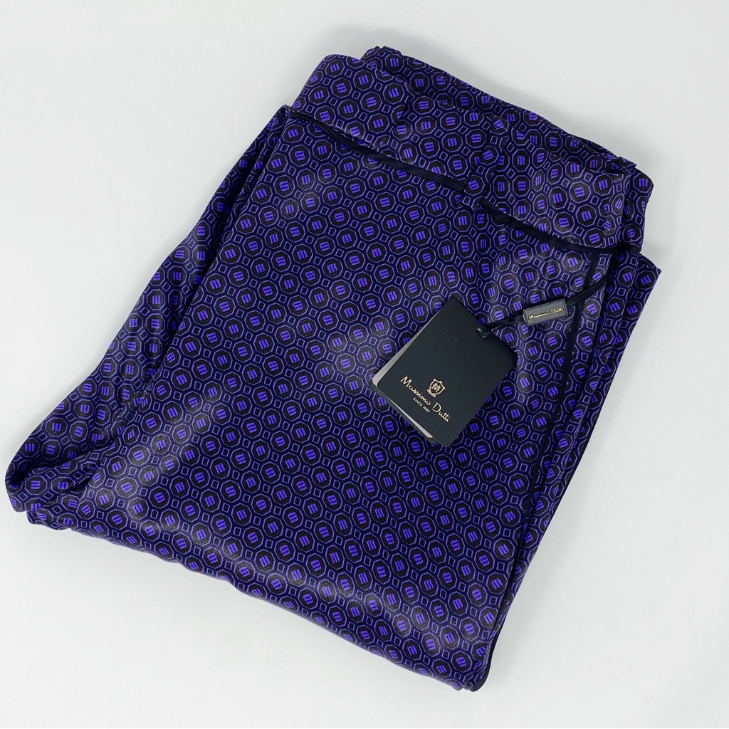 Massimo Dutti Geometric Satin Pants, Eur 40, Us 10